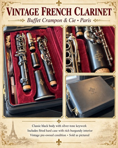 Clarinetto vintage buffet - vintage,
